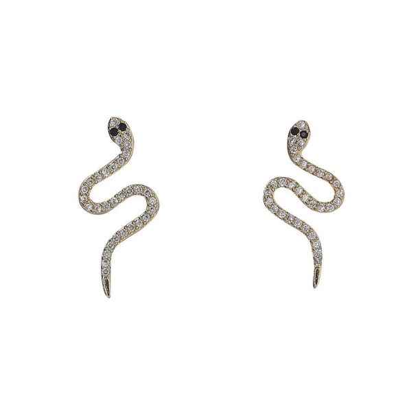 New! 🌟VICI Marrin Costello Serpent Stud Earrings - Picture 3 of 6